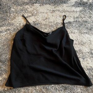 NWT H&M Black Cowl Neck Tank Top